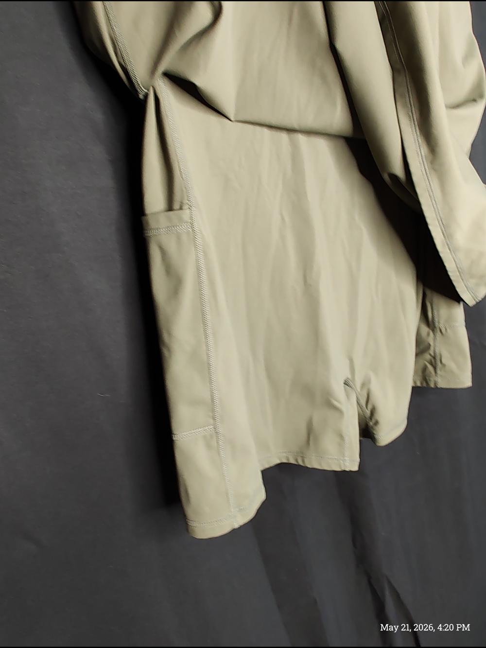 HALARA XL Built-in Bra N Shorts W/ Pickets Olive Cross Mini Tennis Dress - Picture 13 of 15